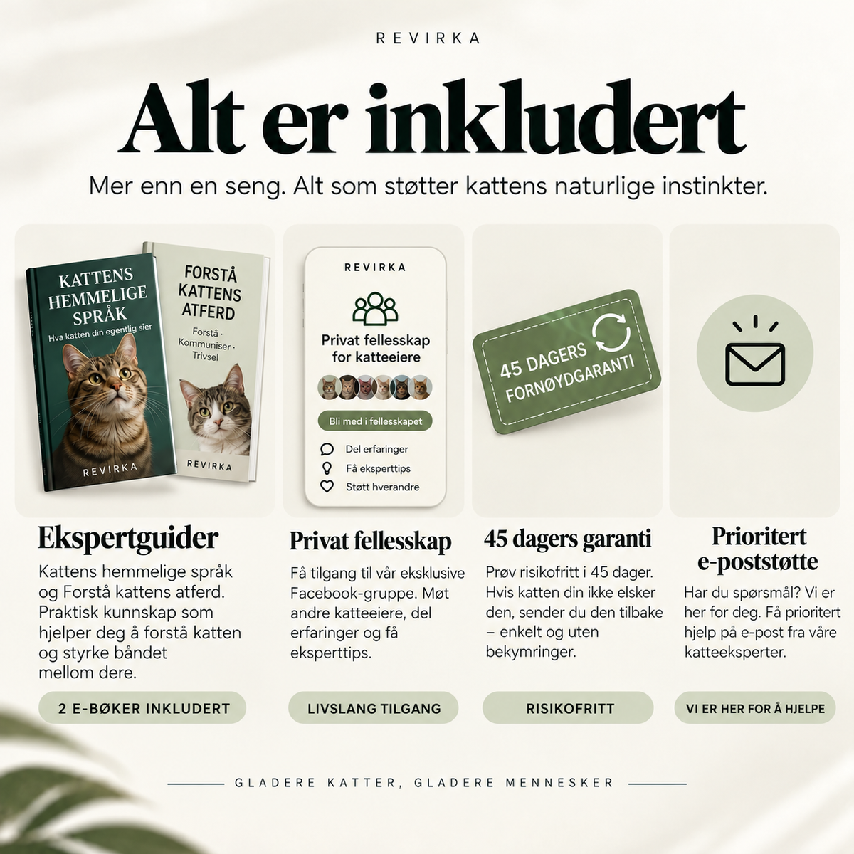 Revirka Instinktkurv | Et naturlig revir for innekatten – utviklet med utgangspunkt i forskning